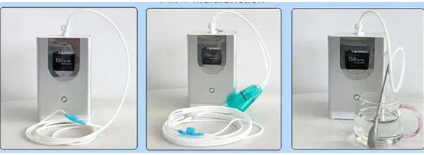 Qube H₂-150 waterstof-zuurstof-inhalatiesysteem.