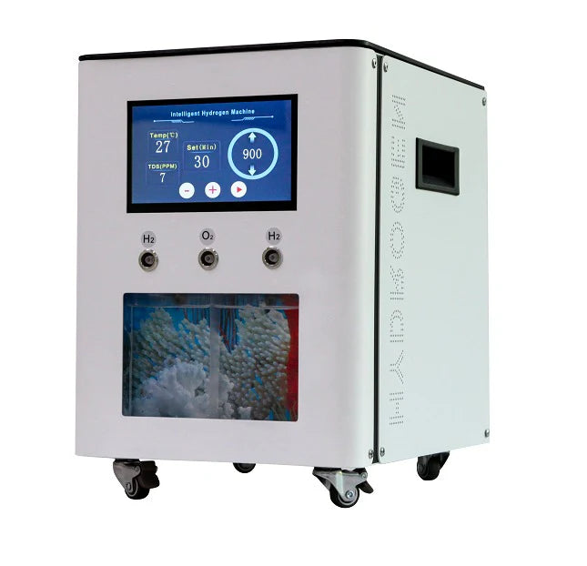 Waterstof-inhalator voor particulier gebruik ter ondersteuning van gezondheid, regeneratie en welzijn. Ervaar de kracht van moleculaire waterstof.