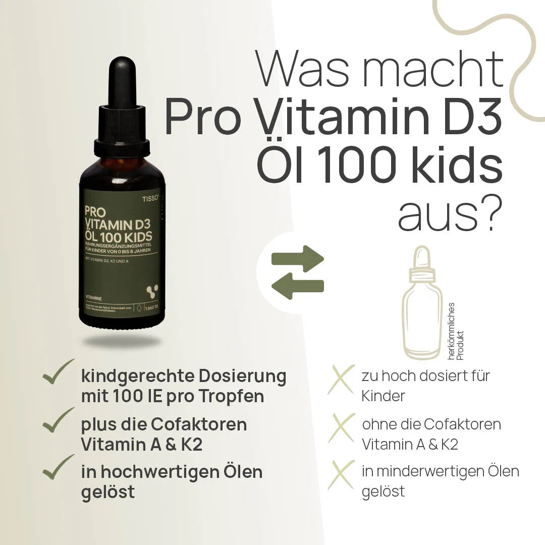 Tisso - Pro Vitamine D3 Olie 100 kids