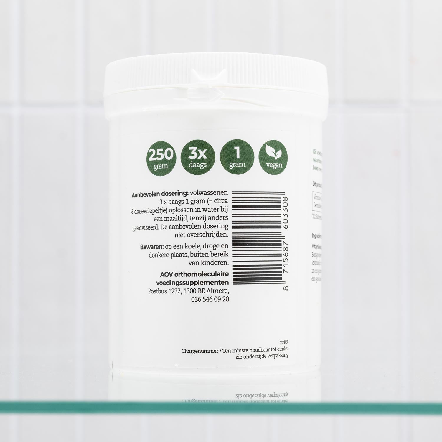 AOV 330 Vitamine C als Ascorbinezuur