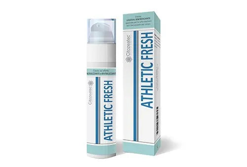 Sportieve Athletic Fresh Cream van CitoZeatec in een open pot met romige textuur en frisse uitstraling.
