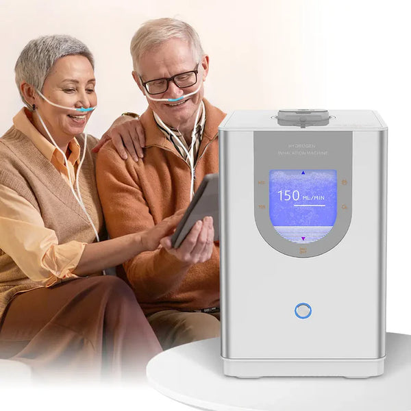 Qube H₂-150 waterstof-zuurstof-inhalatiesysteem.