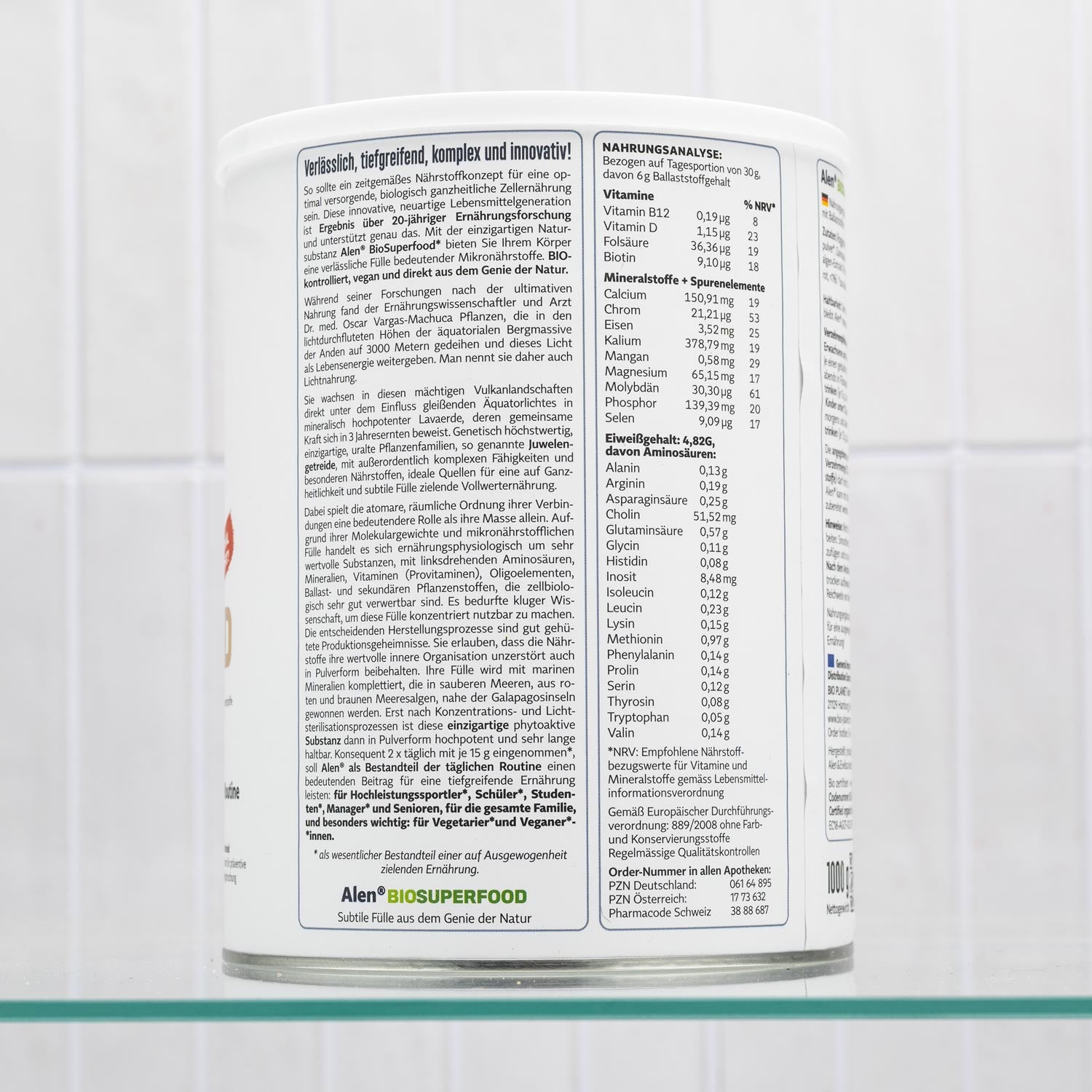 Alen ™ BIO-Superfood, ook voor vegetariers