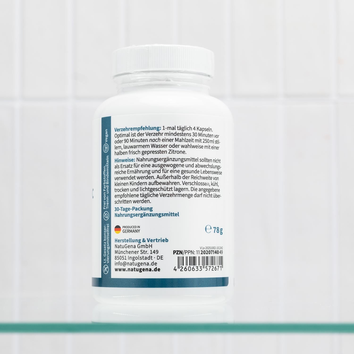 NatuGena - Bio-Gerstengras + C