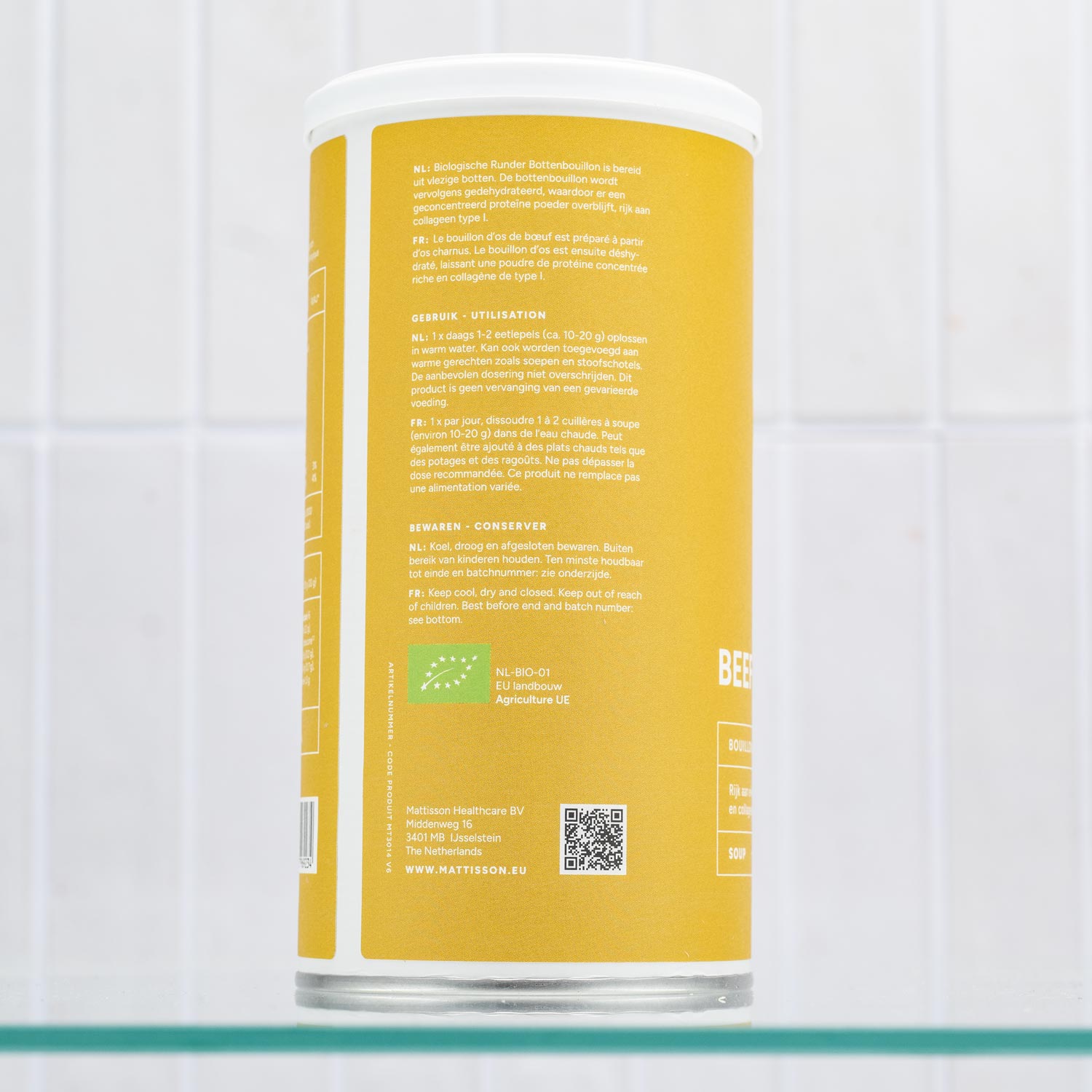 Mattisson Bone broth beef bio