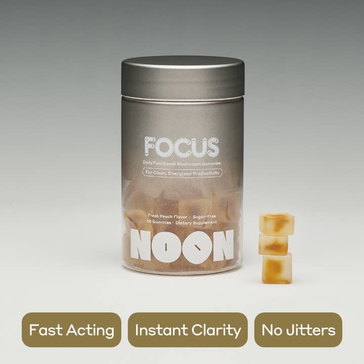 NOON Focus Gummy Delights met Paddestoelen voor Concentratie