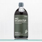 TISSO PRO EM SAN PUR probiotics dietary supplement bottle on white tiled background