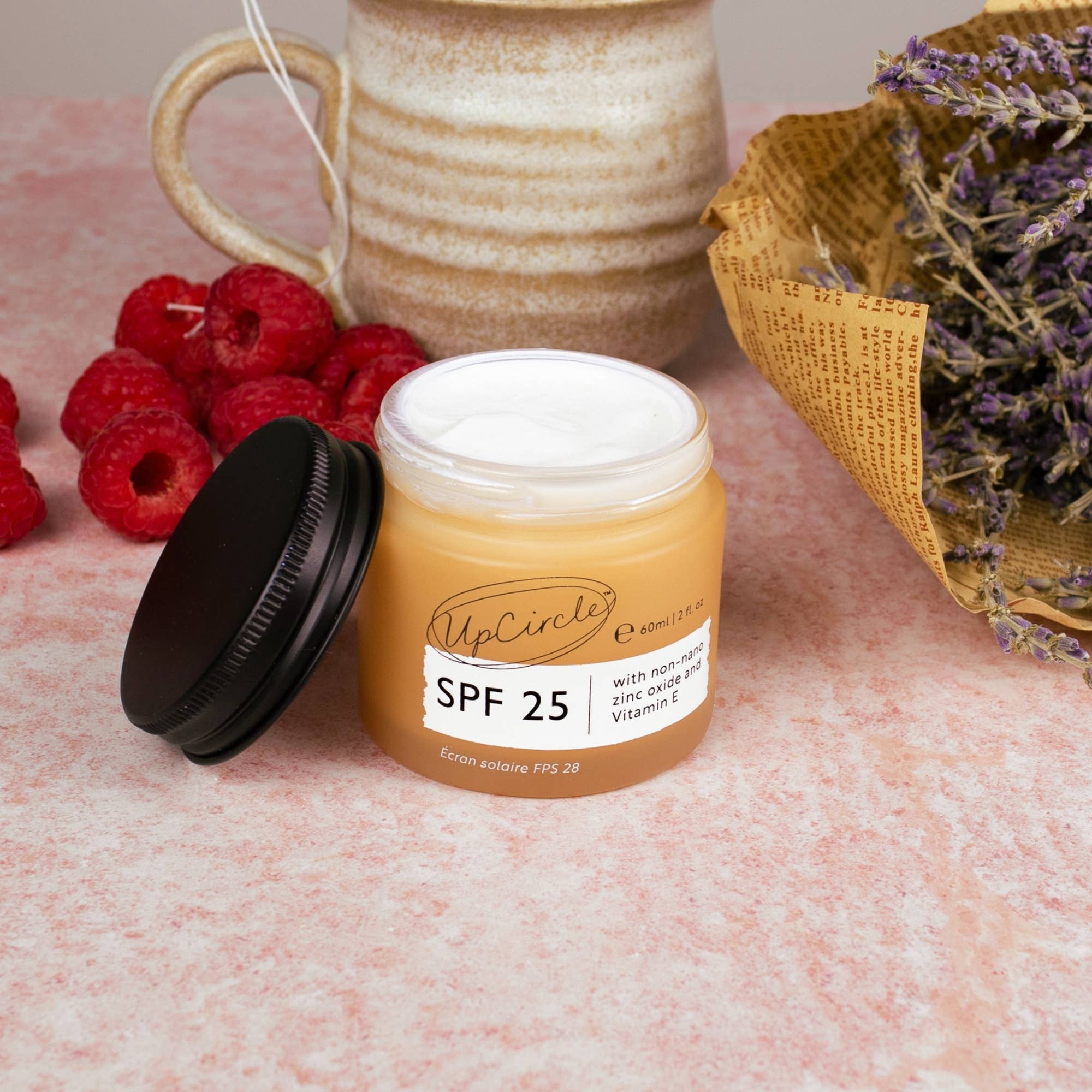 SPF 25 Minerale Zonnebrandcrème Rifveilig Veganistisch Milieuvriendelijk Crème