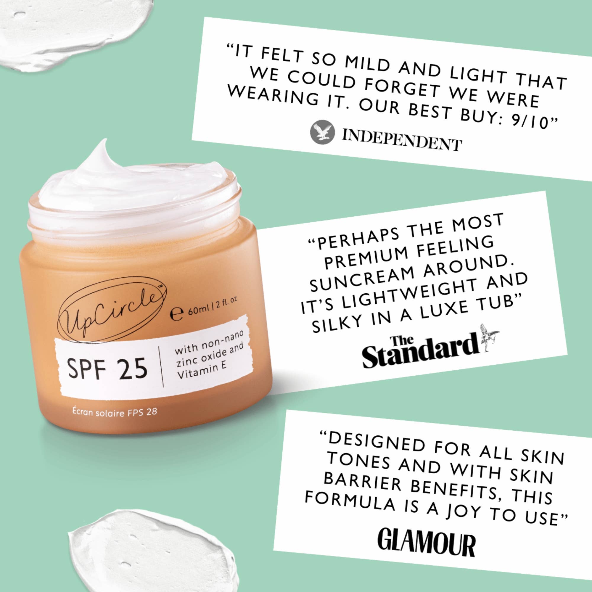 SPF 25 Minerale Zonnebrandcrème Rifveilig Veganistisch Milieuvriendelijk Crème